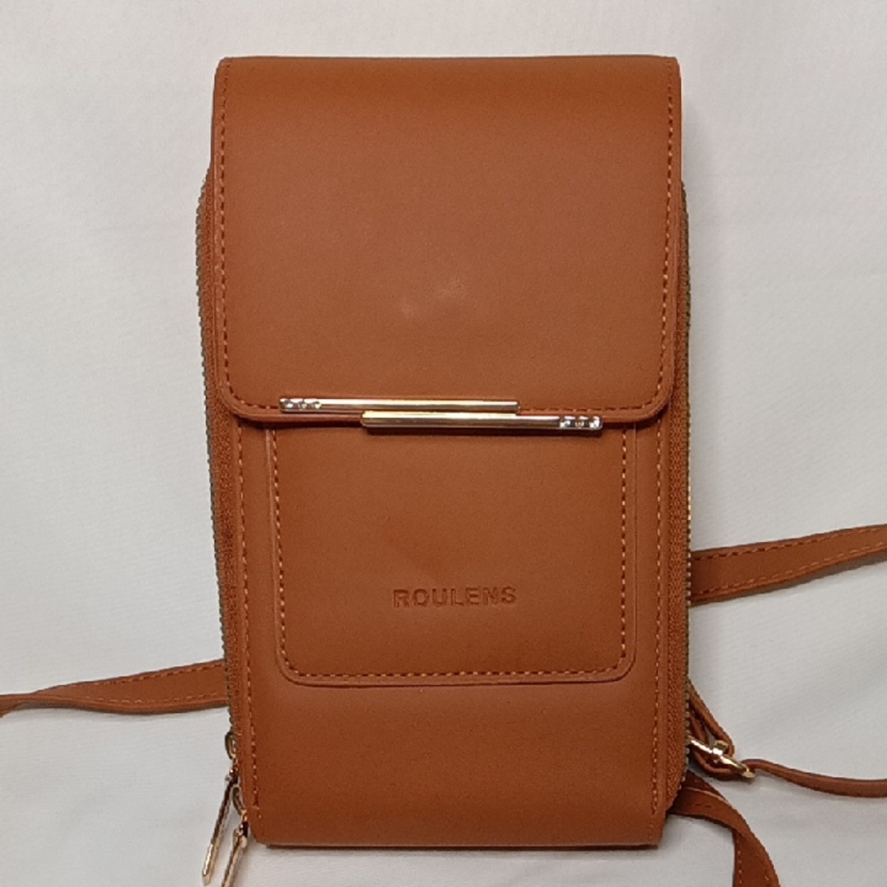 Roulens Tan Crossbody Phone Bag